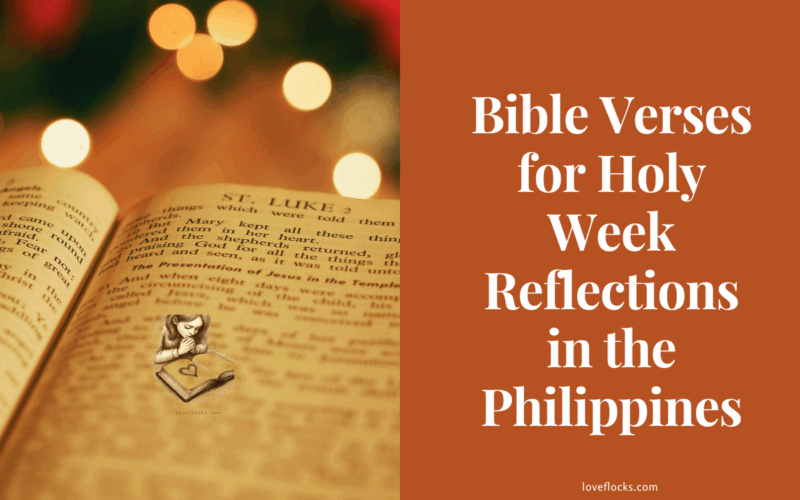Bible Verses for Holy Week Reflections in the Philippines