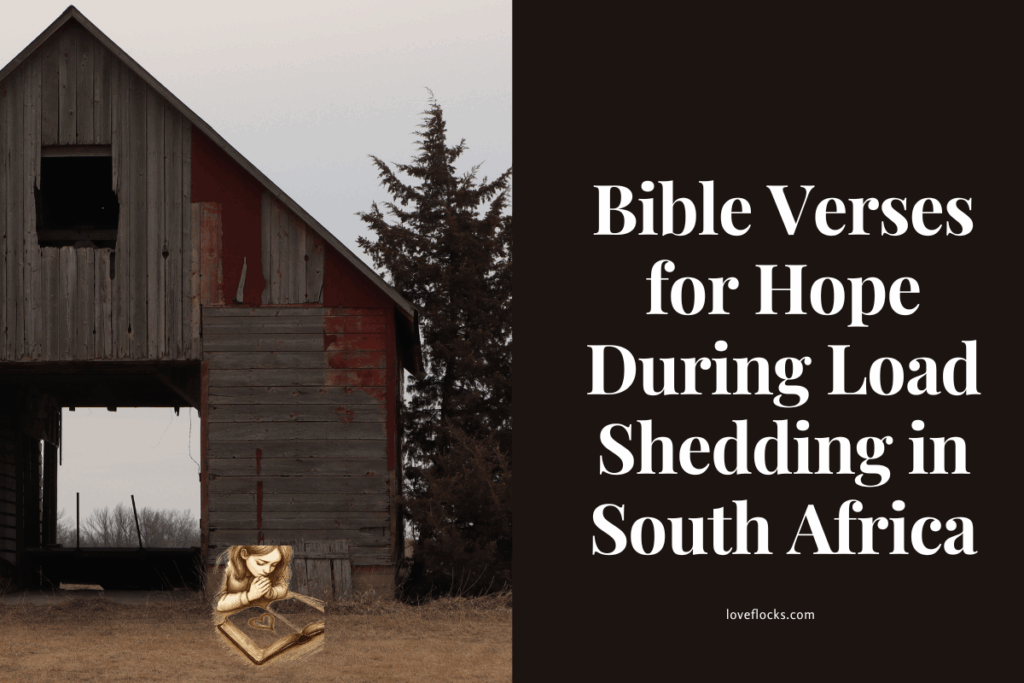 Bible Verses for Hope During Load Shedding in South Africa