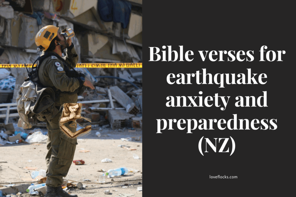 Rescue team at the earthquake scene in new zealand.