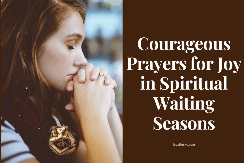 A lady waiting on God in silent prayers.
