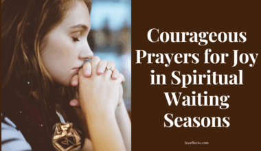 A lady waiting on God in silent prayers.