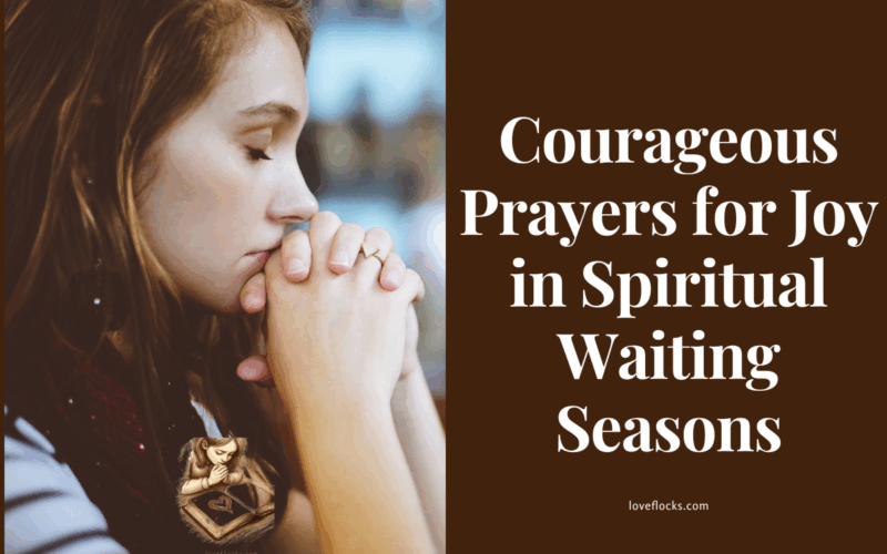 A lady waiting on God in silent prayers.