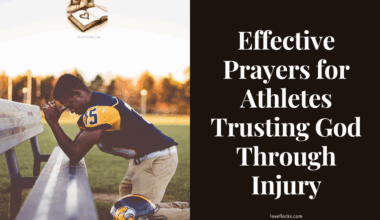 An Athlete kneeling for prayers before training.