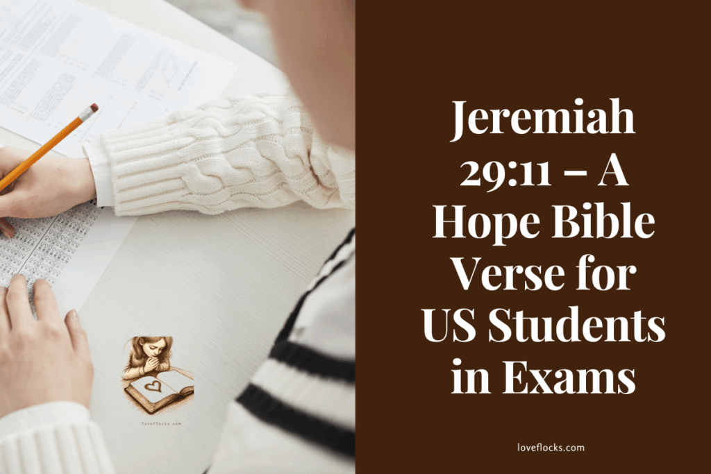 Jeremiah 29:11 – A Hope Bible Verse for US Students in Exams