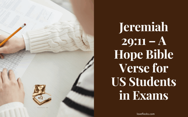 Jeremiah 29:11 – A Hope Bible Verse for US Students in Exams