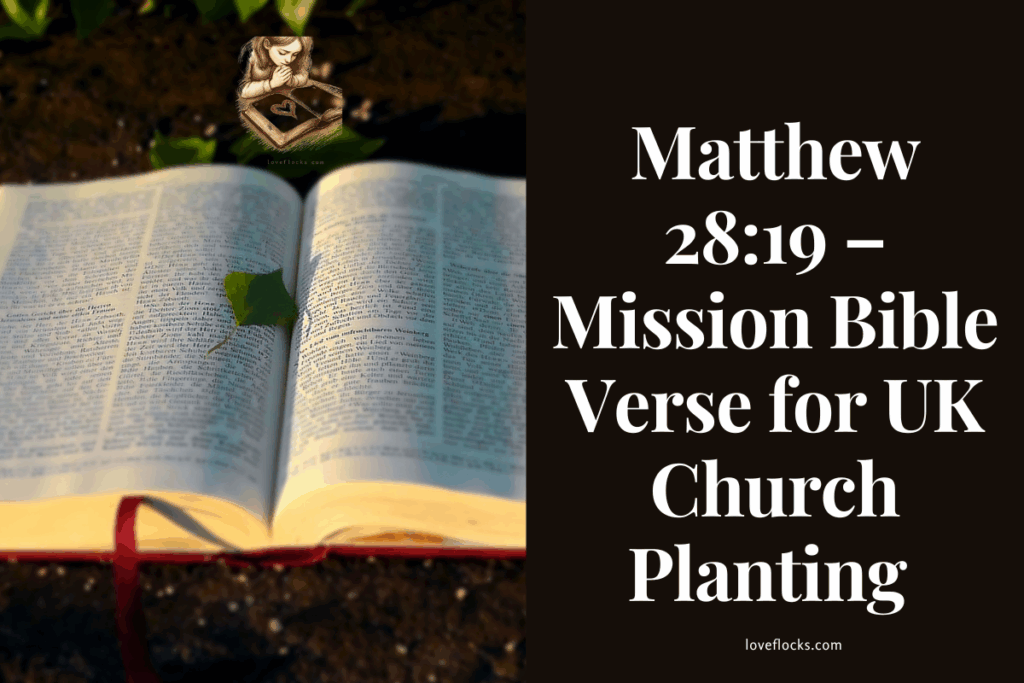 Matthew 28:19 – Mission Bible Verse for UK Church Planting 