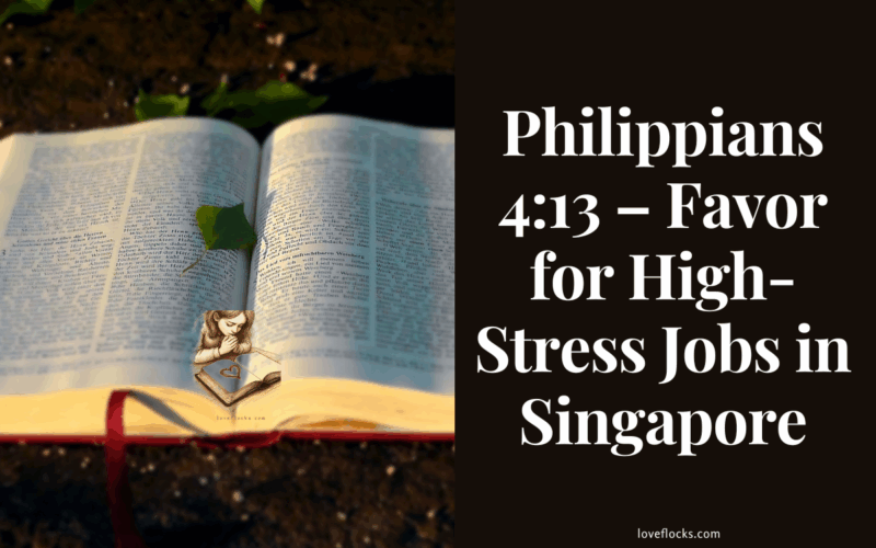 Philippians 4:13 – Favor for High-Stress Jobs in Singapore