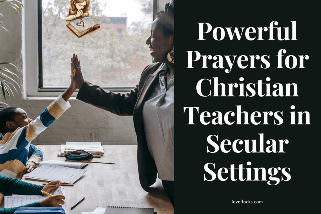 A teacher relating in love and humility with students.