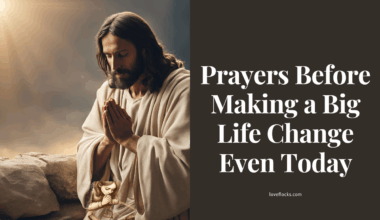 Jesus in quiet prayer at sunrise on the mount, seeking God’s direction before a major life transition