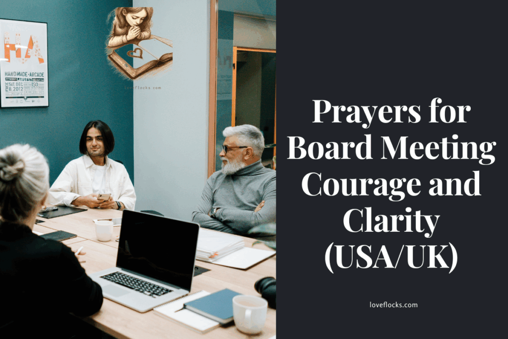 Prayers for Board Meeting Courage and Clarity (USA/UK)