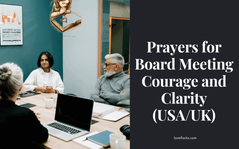 Prayers for Board Meeting Courage and Clarity (USA/UK)