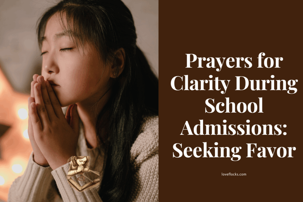 A student praying to have admission to the university.