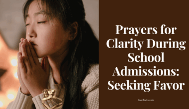 A student praying to have admission to the university.