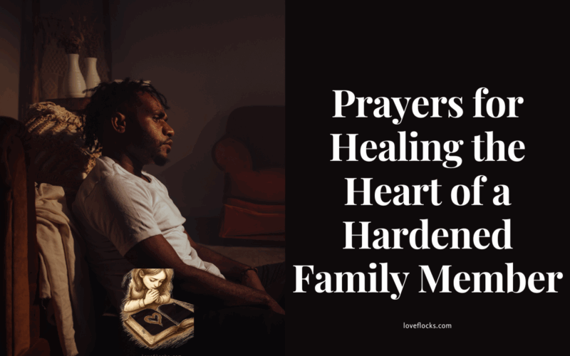A family member isolated in pain and grief.