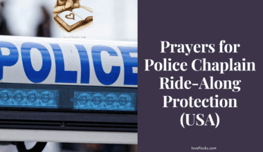 Prayers for Police Chaplain Ride-Along Protection (USA)