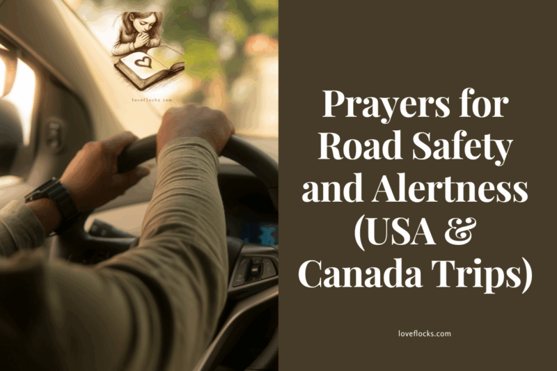 Priere Routier Prayers For Road Safety And Alertness (USA & Canada Trips)