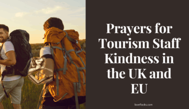 Prayers for Tourism Staff Kindness in the UK and EU