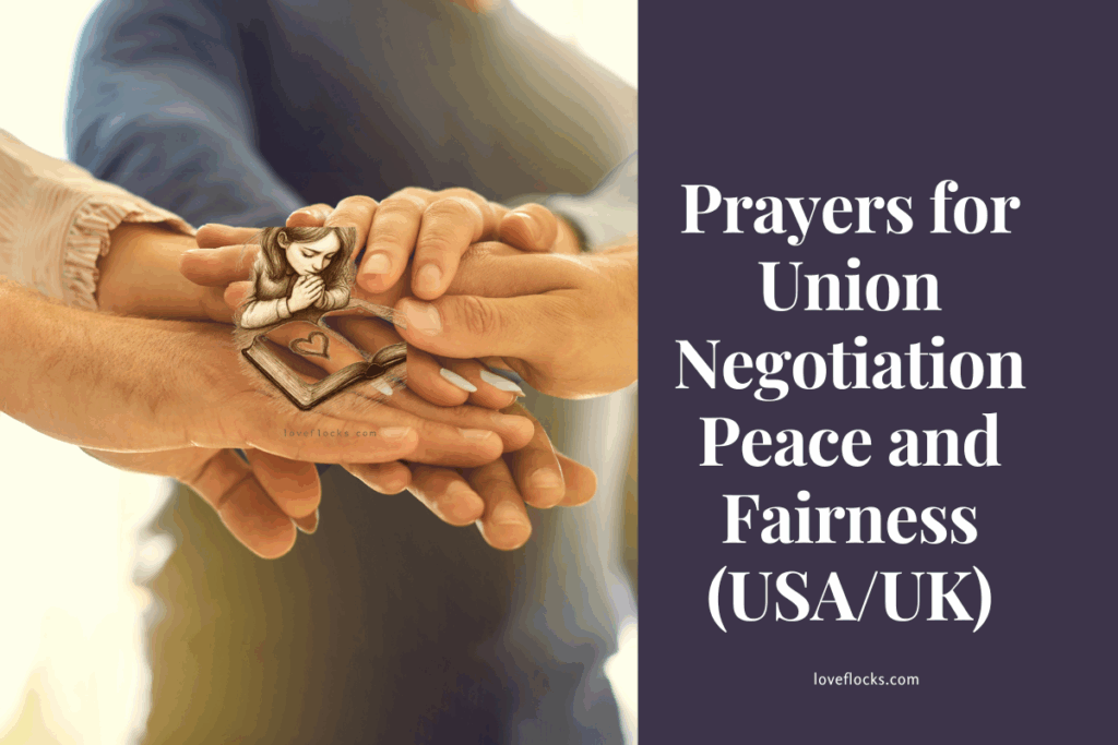 Prayers for Union Negotiation Peace and Fairness (USA/UK)