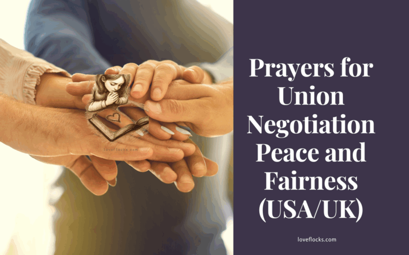 Prayers for Union Negotiation Peace and Fairness (USA/UK)