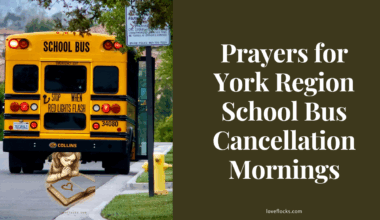 Prayers for York Region School Bus Cancellation Mornings
