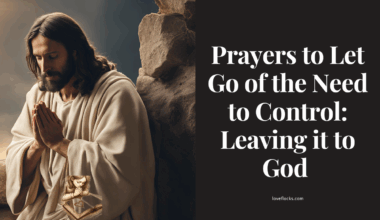 An image of Jesus on the mount, representing the necessity of prayer, showing him praying on the mount.