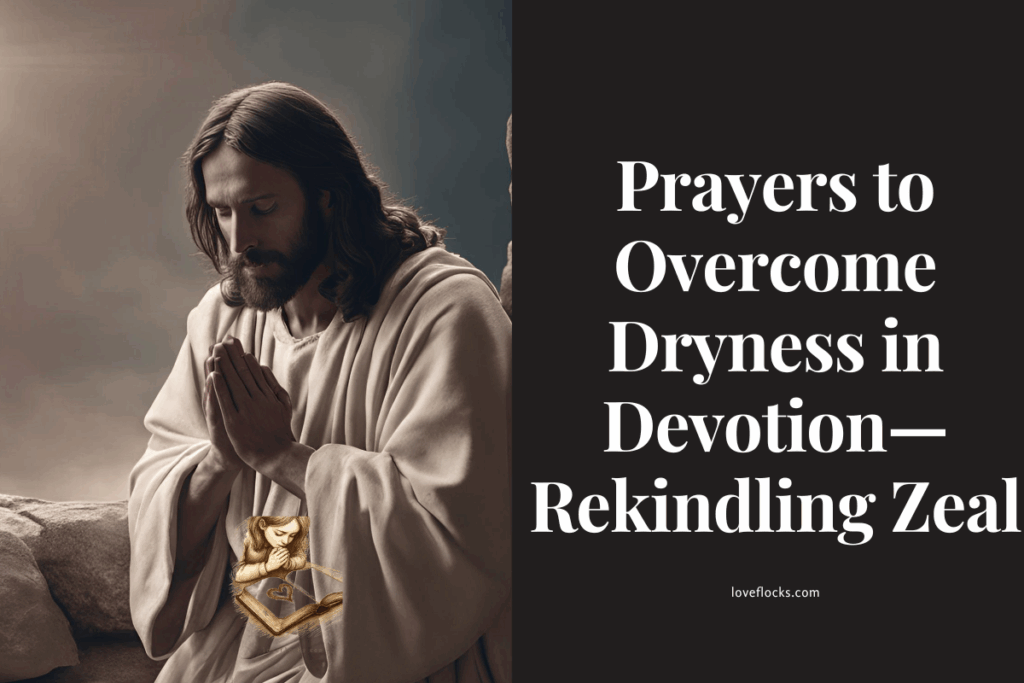 An image of Jesus on the mount, representing the necessity of prayer, showing him praying on the mount.