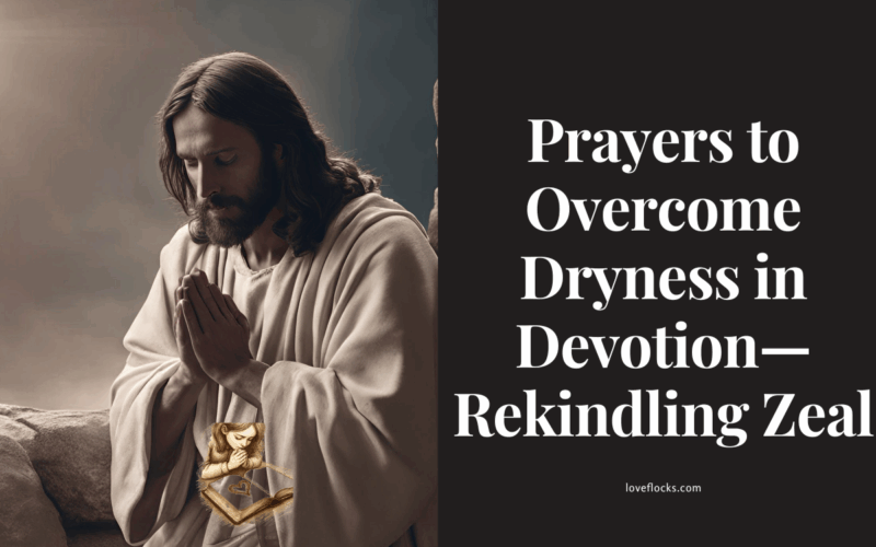An image of Jesus on the mount, representing the necessity of prayer, showing him praying on the mount.