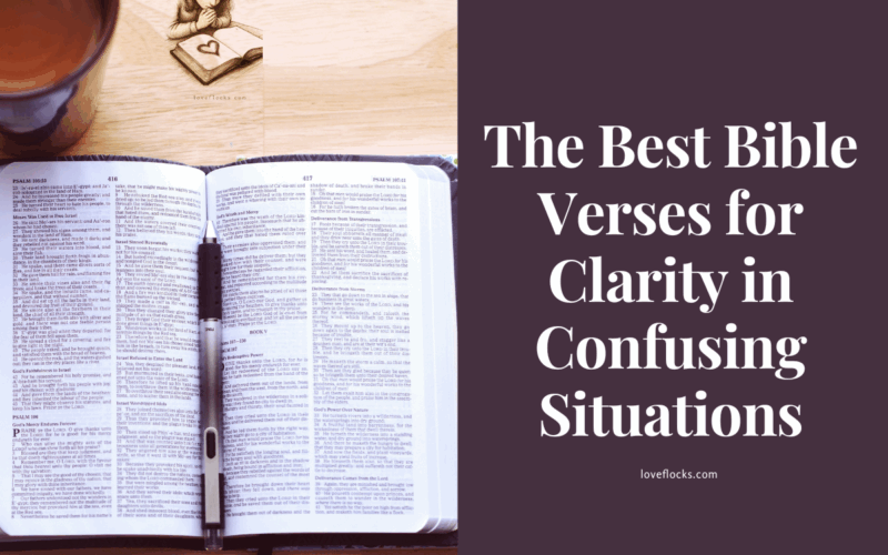 The Best Bible Verses for Clarity in Confusing Situations