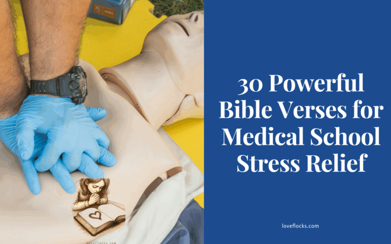 30 Powerful Bible Verses for Medical School Stress Relief