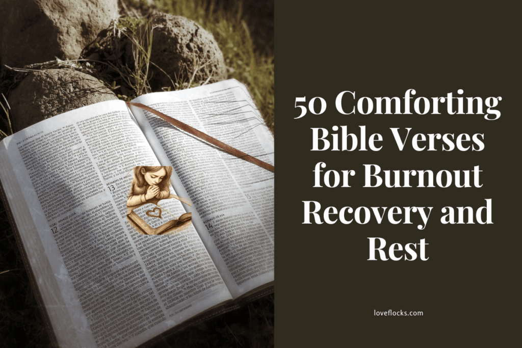 50 Comforting Bible Verses for Burnout Recovery and Rest