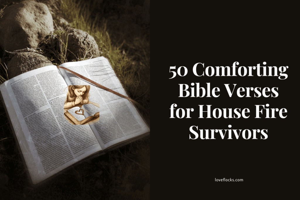 50 Comforting Bible Verses for House Fire Survivors