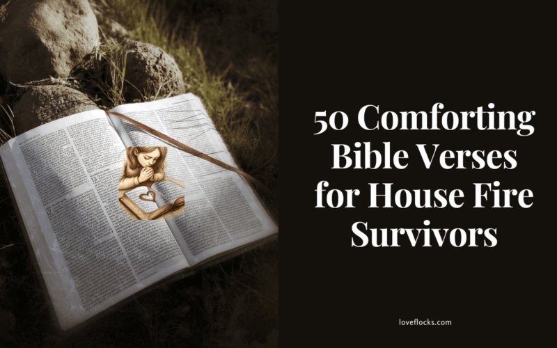 50 Comforting Bible Verses for House Fire Survivors