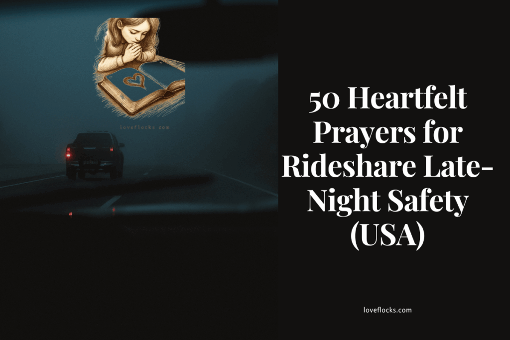 50 Heartfelt Prayers for Rideshare Late-Night Safety (USA)
