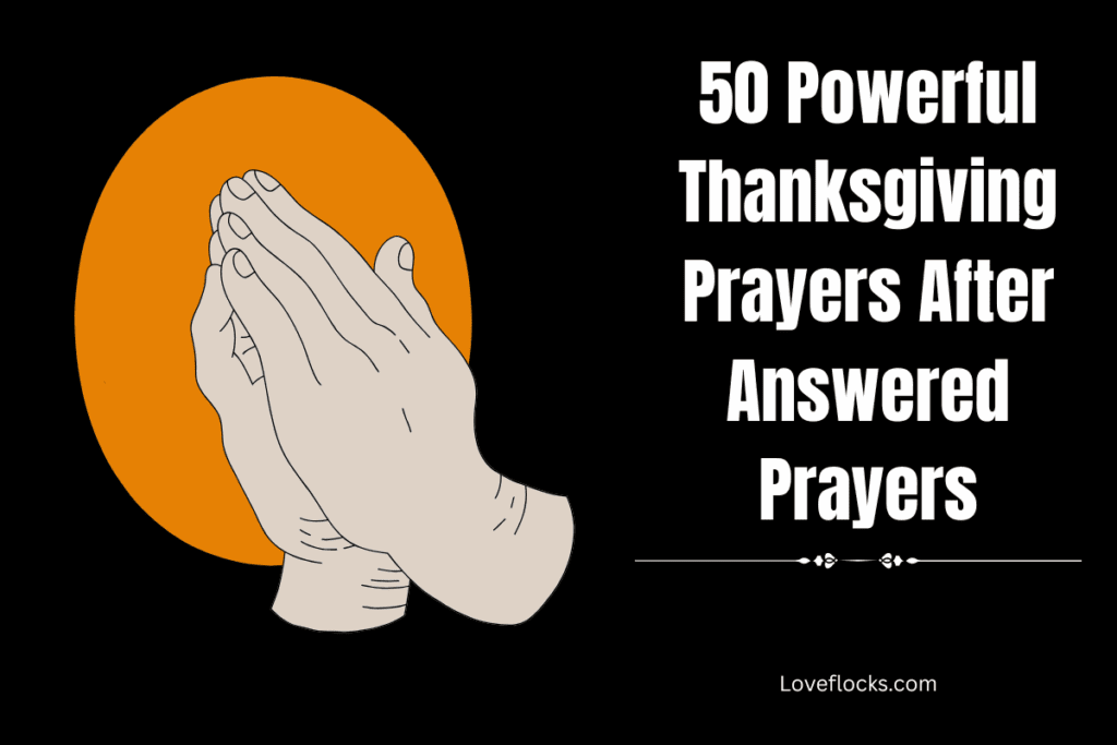 50 Powerful Thanksgiving Prayers After Answered Prayers