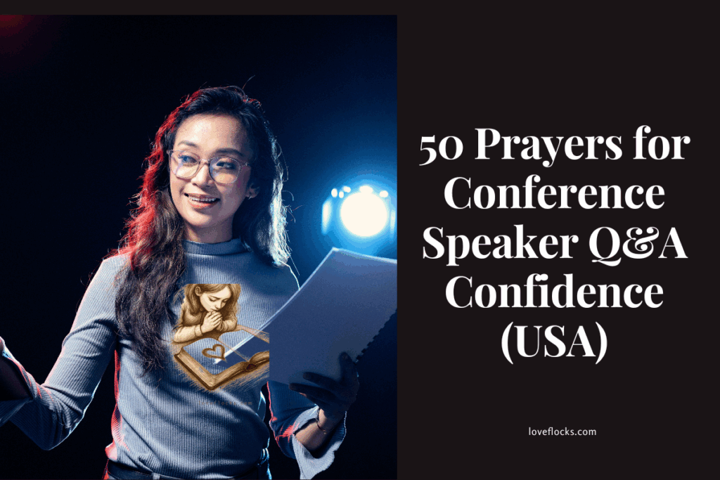 50 Prayers for Conference Speaker Q&A Confidence (USA)