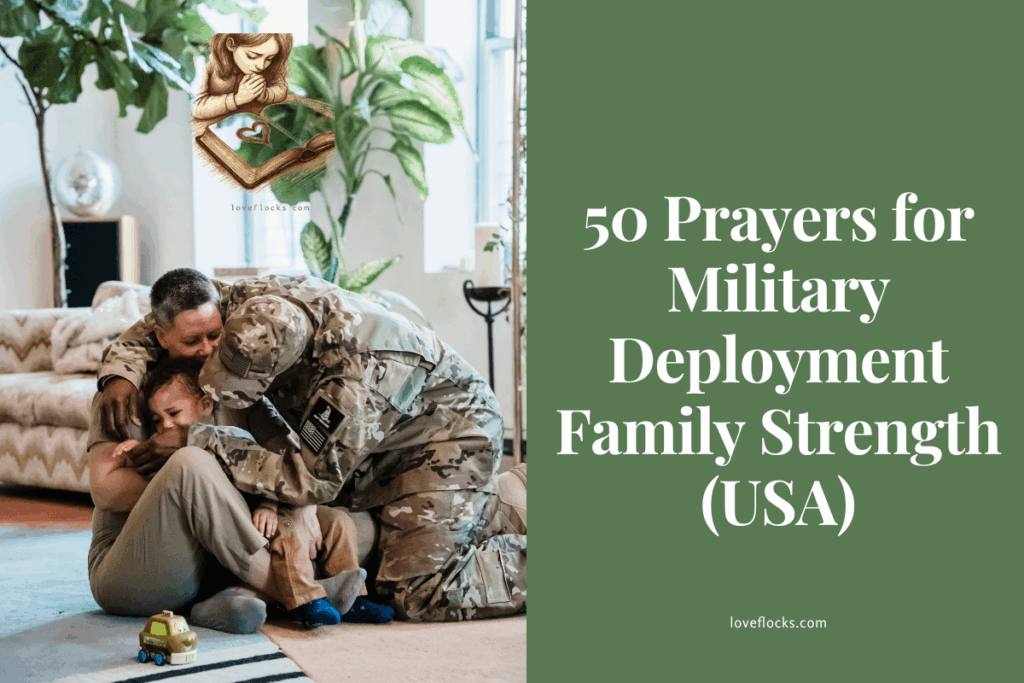50 Prayers for Military Deployment Family Strength (USA)