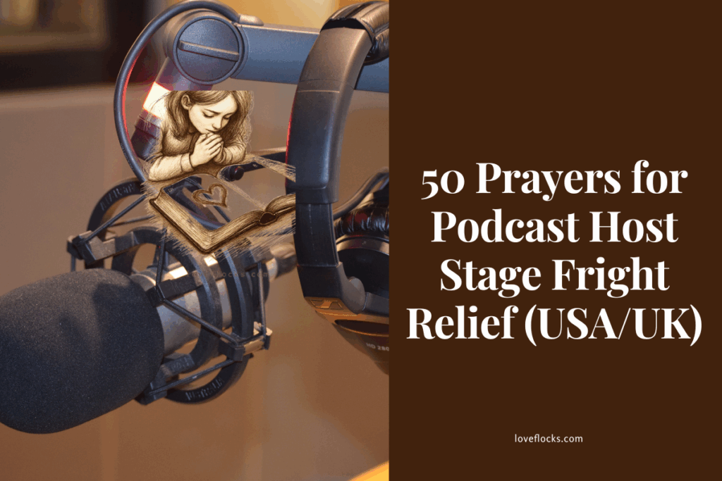50 Prayers for Podcast Host Stage Fright Relief (USA/UK)