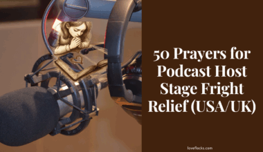 50 Prayers for Podcast Host Stage Fright Relief (USA/UK)