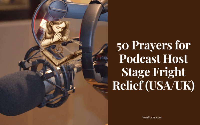 50 Prayers for Podcast Host Stage Fright Relief (USA/UK)