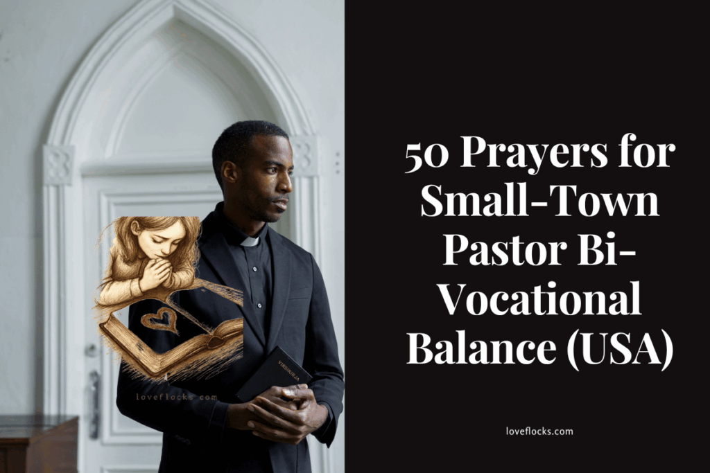 50 Prayers for Small-Town Pastor Bi-Vocational Balance (USA)