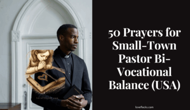 50 Prayers for Small-Town Pastor Bi-Vocational Balance (USA)