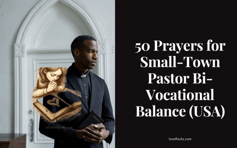 50 Prayers for Small-Town Pastor Bi-Vocational Balance (USA)