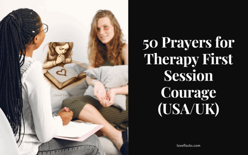 50 Prayers for Therapy First Session Courage (USA/UK)