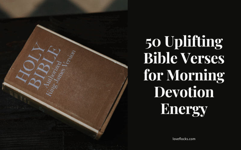 50 Uplifting Bible Verses for Morning Devotion Energy