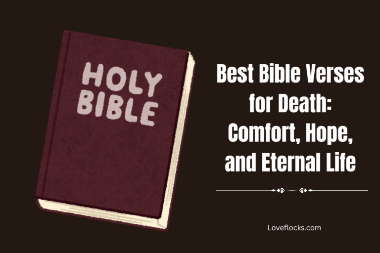 Best Bible Verses For Death: Comfort, Hope, And Eternal Life - LoveFlocks