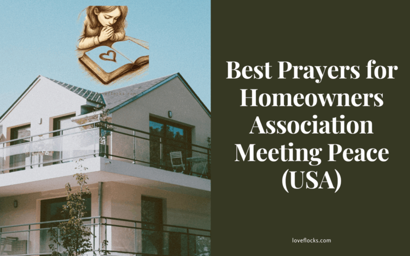 Best Prayers for Homeowners Association Meeting Peace (USA)
