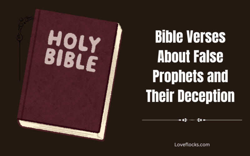 Bible Verses About False Prophets and Their Deception