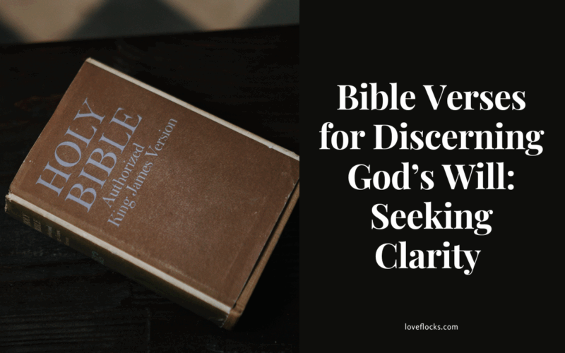 Bible Verses for Discerning God’s Will: Seeking Clarity