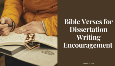 Bible Verses for Dissertation Writing Encouragement