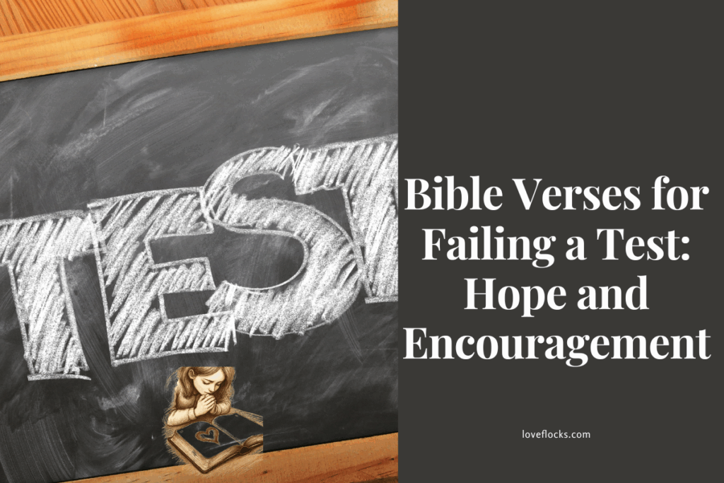 Bible Verses for Failing a Test: Hope and Encouragement